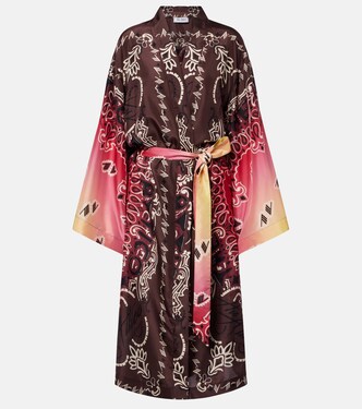 Bedrucktes Cover-up aus Seide | The Attico