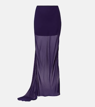 Diosa georgette maxi skirt | De La Vali