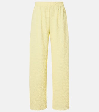 Mika seersucker wide-leg pants | Jade Swim