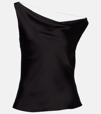 Top Maria in raso di crêpe | Norma Kamali