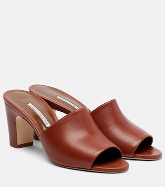 Rapalla leather mules | Manolo Blahnik