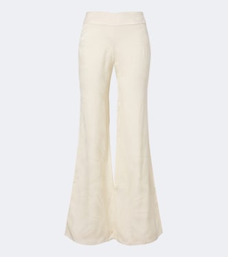 Laidback Energy jacquard wide-leg pants | Johanna Ortiz