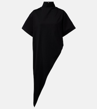 Asymmetric cotton jersey T-shirt | Alaïa