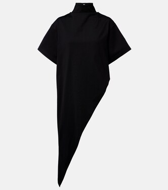 Asymmetric cotton jersey T-shirt | Alaïa