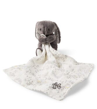 Baby Augustin rabbit teddy and linen comforter set | Tartine et Chocolat