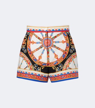 Short en coton à imprimé | Dolce&Gabbana