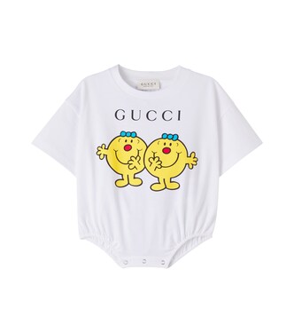x Mr. Men Little Miss Baby cotton jersey bodysuit | Gucci Kids