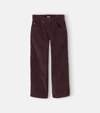 Aiden cotton corduroy wide-leg pants | Molo