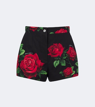 Floral cotton shorts | Dolce&Gabbana