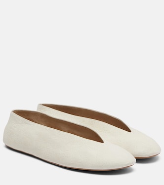 Fay leather ballet flats | The Row