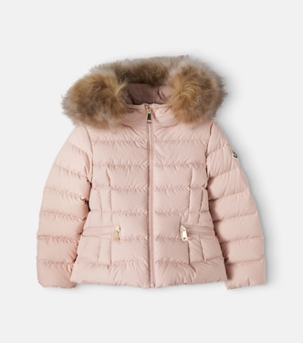 Daunenjacke Boedette mit Lammfell | Moncler Enfant