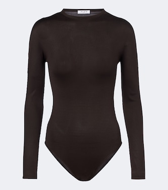 Silk-blend jersey bodysuit | Alaïa