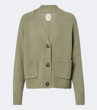 Cardigan in lana vergine e cashmere | Jardin des Orangers