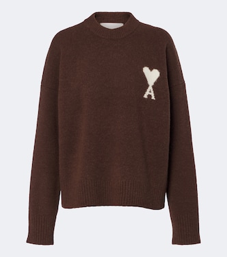 Pullover Ami De Coeur in misto alpaca e lana | Ami Paris