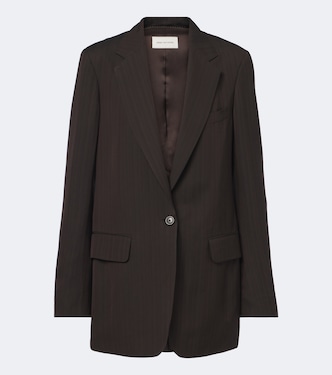 Blazer monopetto gessato | Dries Van Noten