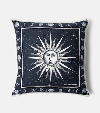 Cuscino Zodiaco Small in canvas di cotone | Dolce&Gabbana Casa