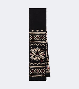 Wool, cotton, and linen-blend scarf | Polo Ralph Lauren