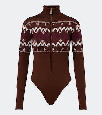 Fair Isle wool bodysuit | Perfect Moment
