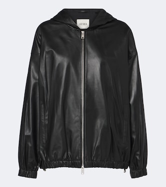 Chaqueta Guisy de piel con capucha | Arma