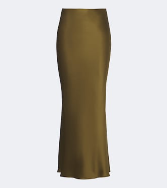Silk charmeuse maxi skirt | The Sei