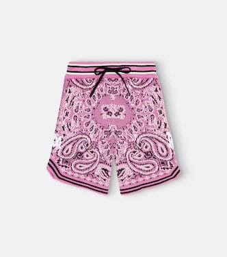 Cotton and cashmere bandana shorts | Amiri Kids