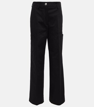 Cotton-blend gabardine cargo pants | Prada
