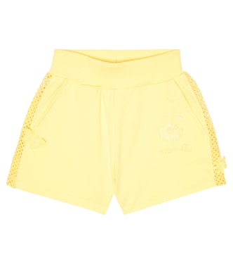 Embroidered jersey shorts | Monnalisa