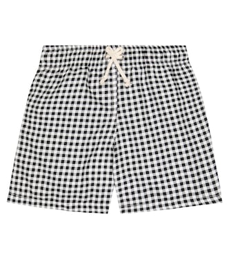 Ibiza gingham swim shorts | Suncracy