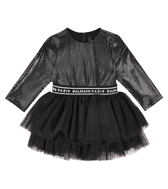 Baby tiered dress | Balmain Kids
