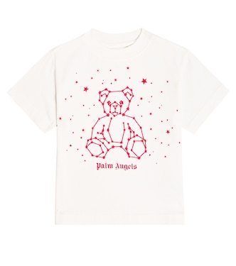 Printed cotton jersey T-shirt | Palm Angels Kids