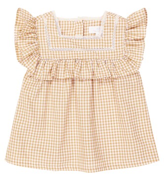 Carina checked cotton shirt | C'era Una Volta