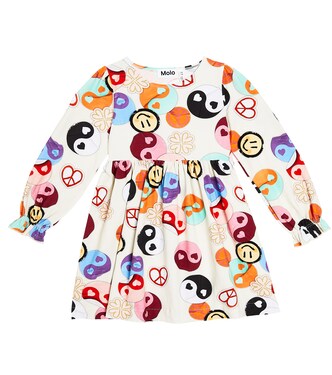 Printed cotton-blend dress | Molo