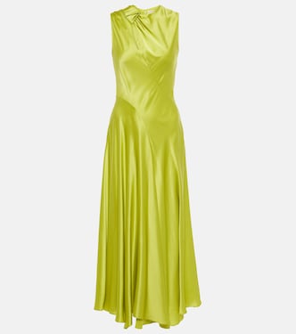 Midikleid Alma aus Satin | Roksanda