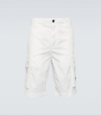 Shorts cargo in twill di misto cotone | C.P. Company
