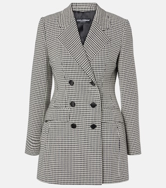 Houndstooth wool-blend blazer | Dolce&Gabbana