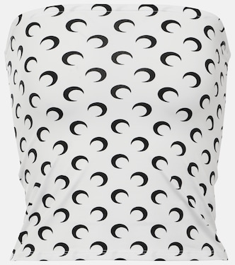 Moon jersey tube top | Marine Serre