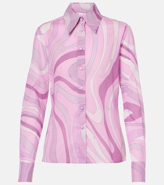 Orchidee cotton muslin shirt | Pucci