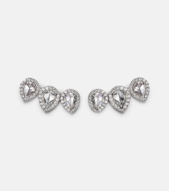 Kanika 18kt white gold earrings with diamonds | Kamyen
