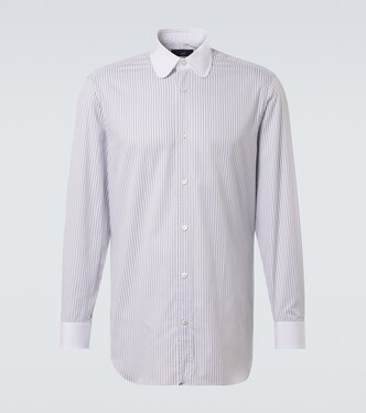 Striped cotton twill shirt | Dunhill