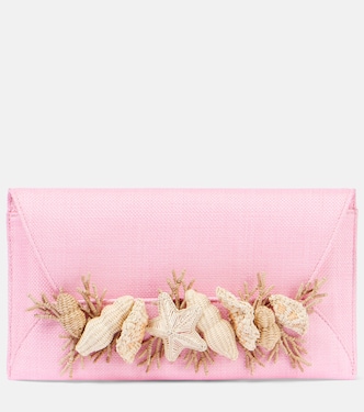 Clutch Marea Small mit Raffiabast | Aquazzura