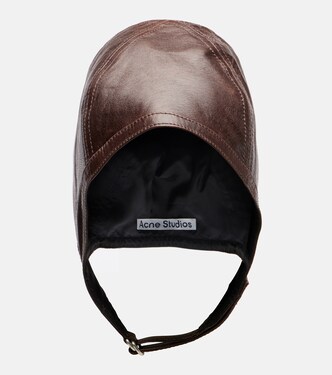 Belmer embossed leather hat | Acne Studios