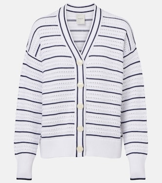 Antonia striped cotton cardigan  | Varley