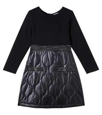 Paneled quilted dress | Patachou