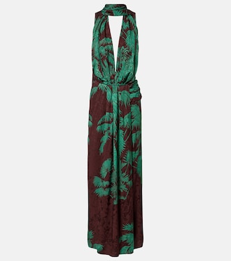 Summer Counts jacquard maxi dress | Johanna Ortiz