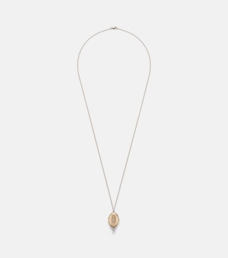 Halskette aus 9kt Gelbgold mit Diamanten | Persée