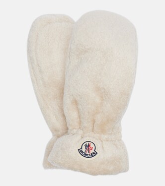 Logo teddy mittens | Moncler
