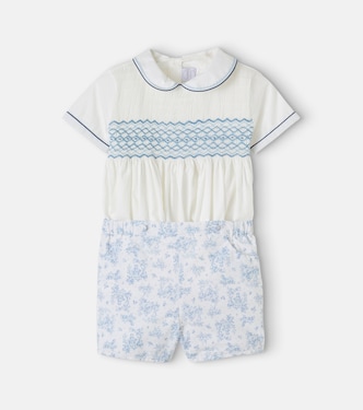 Cotton top and shorts set | Pepa London