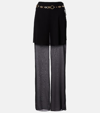 Belted silk wide-leg pants | Christopher Esber