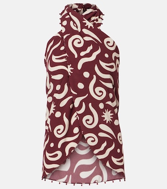 Zauma beaded printed top | Cala de la Cruz