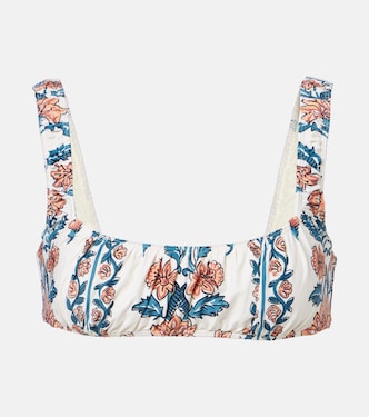 Zoe floral bikini top | Montce